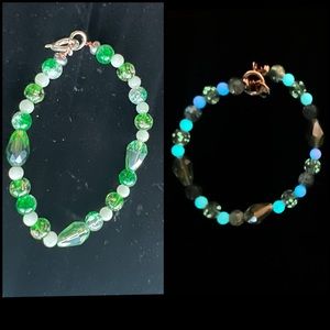 Glowing bead bracelet